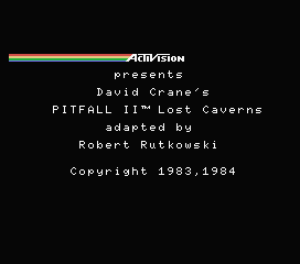 Pitfall II - Lost Caverns